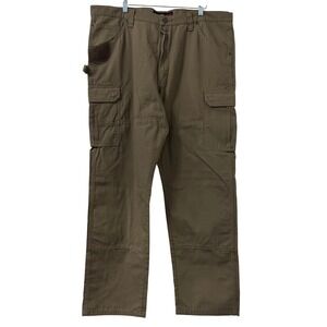 Wrangler Riggs Workwear Ranger‎ Relaxed Fit Ripstop Cargo Pants Mens 42x32 Tan